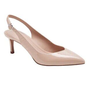 BANANA REPUBLIC Sonoran Beige Nude Patent Leather Sz 8.5
